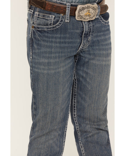 Boys' Stone Cold Wash Slim Boot Stretch Jeans | Cody James Boys|Clothing