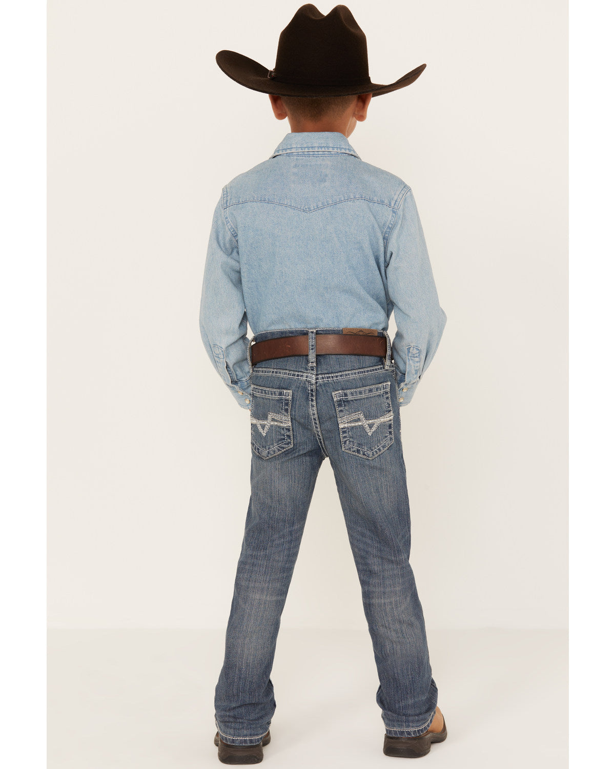 Little Boys' Stone Cold Wash Slim Bootcut Stretch Jeans - S | Cody James Boys|Clothing