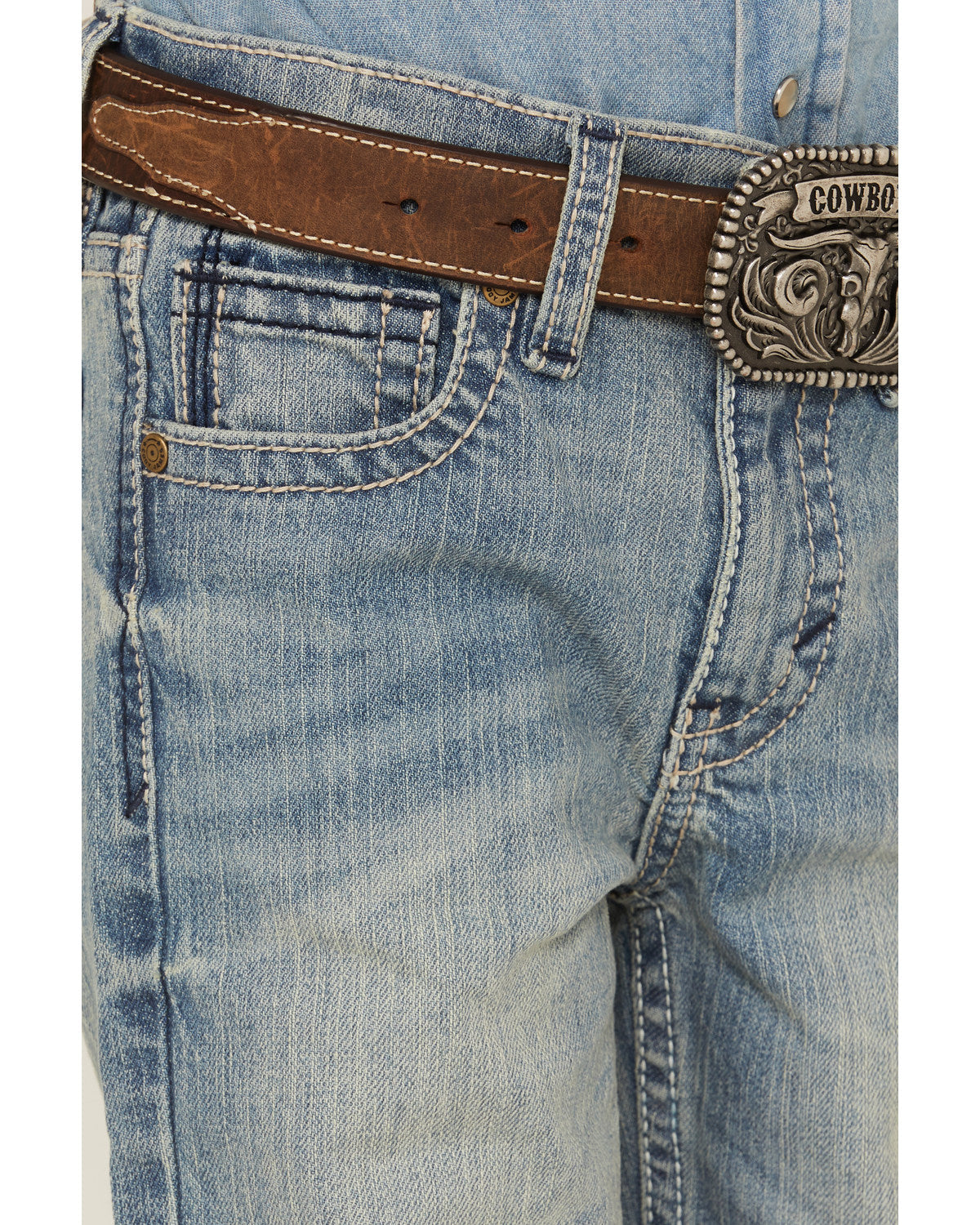 Boys' Crupper Light Wash Stretch Slim Straight Jeans | Cody James Boys|Sale|Clothing