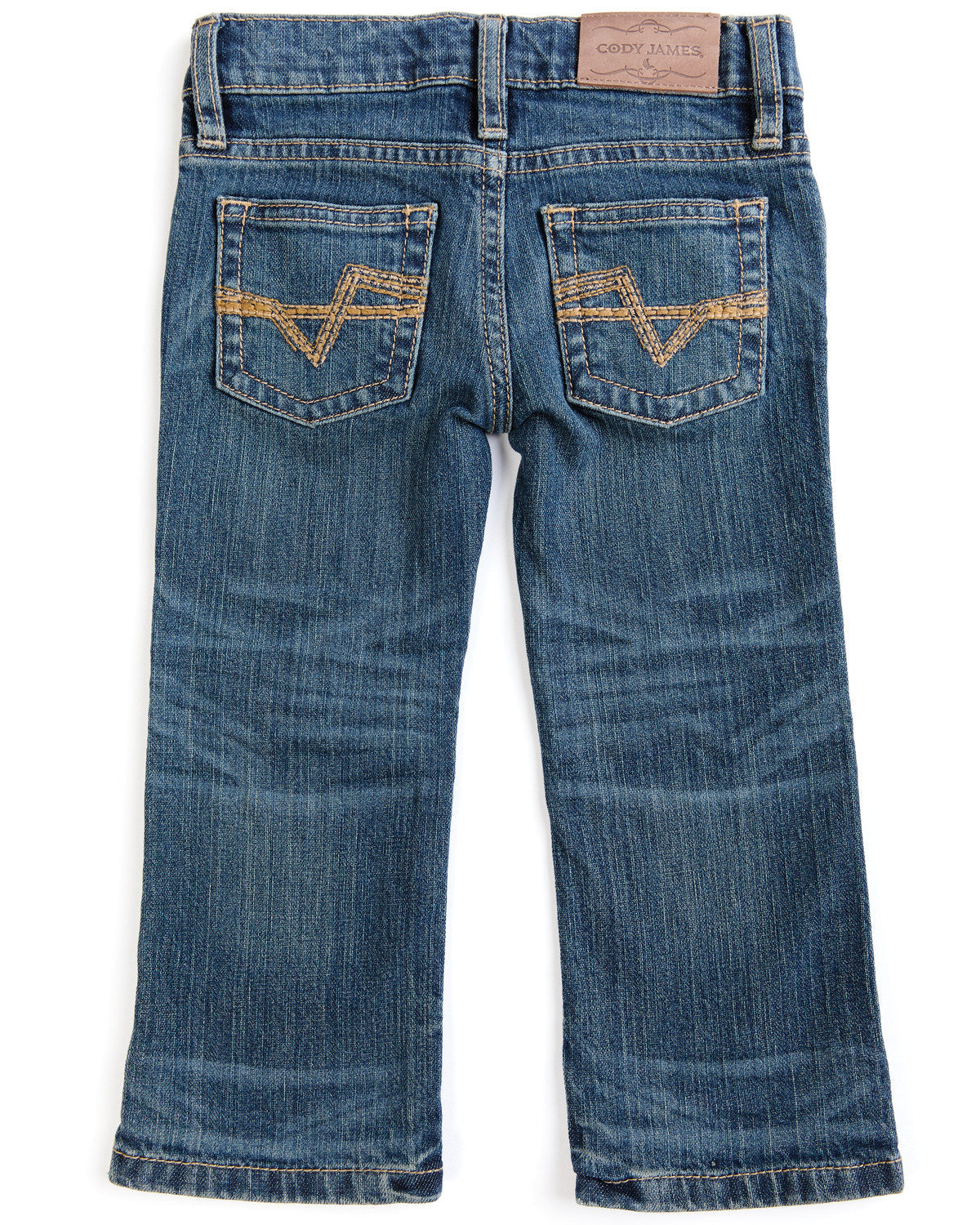Toddler Boys' Saguaro Dark Wash Mid Rise Stretch Slim Bootc | Cody James Boys|Clothing