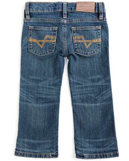 Toddler Boys' Saguaro Dark Wash Mid Rise Stretch Slim Bootc | Cody James Boys|Clothing