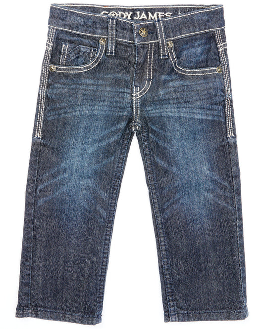 Toddler Boys' Night Hawk Medium Wash Mid Rise Stretch Relax | Cody James Boys|Clothing