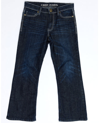 Boys' Night Hawk Medium Wash Mid Rise Stretch Relaxed Bootc | Cody James Boys|Clothing