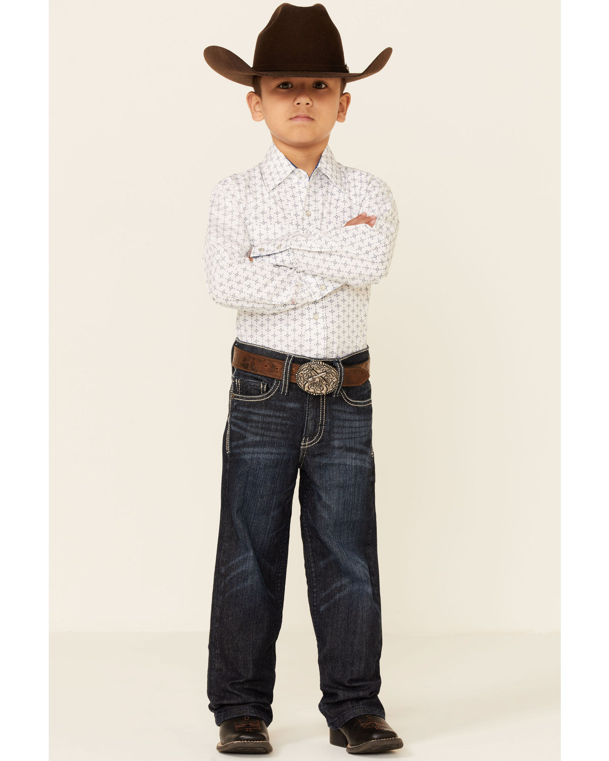 Little Boys' Night Hawk Medium Wash Mid Rise Stretch Relaxe | Cody James Boys|Clothing