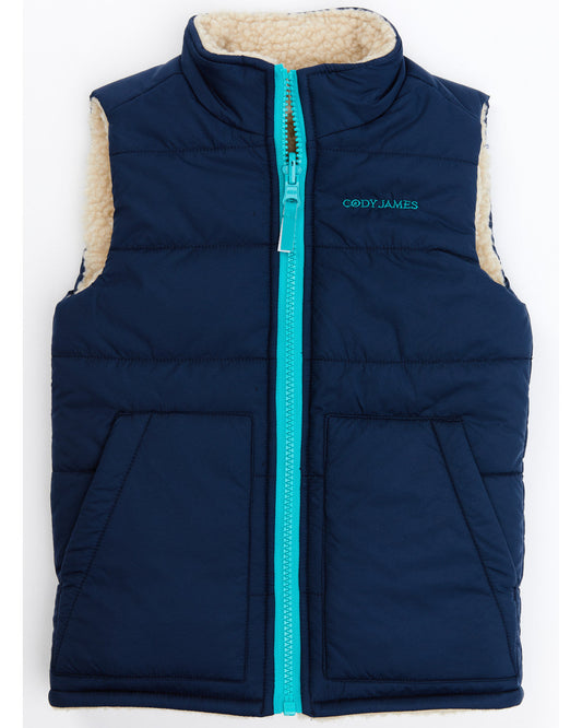 Toddler Boys' Reversible Puffer Vest | Cody James Boys|Clothing|Sale