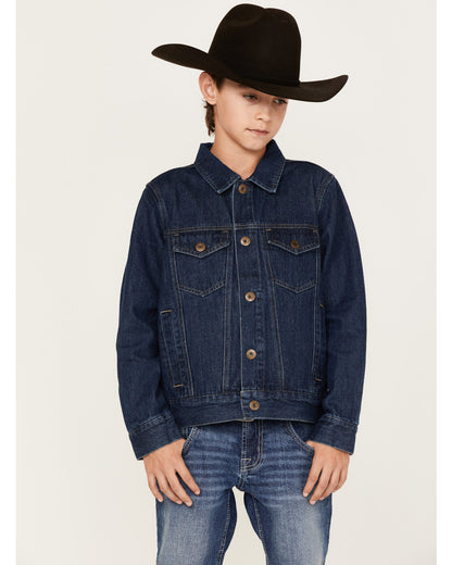 Boys' Coasting Medium Wash Unlined Denim Jacket | Cody James Boys|Clothing|Sale