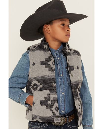 Boys' Sunset Reversible Jacquard Puffer Vest | Cody James Boys|Sale|Clothing
