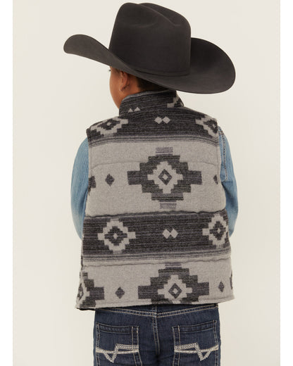 Boys' Sunset Reversible Jacquard Puffer Vest | Cody James Boys|Sale|Clothing