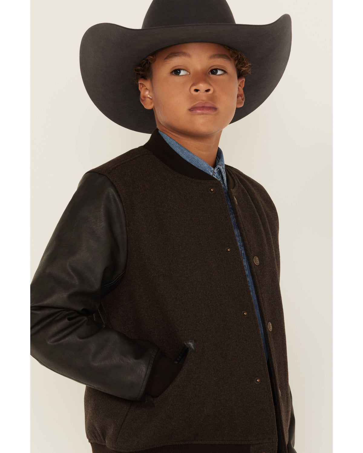 Boys' Brighton Solid Varsity Jacket | Cody James Boys|Sale|Clothing