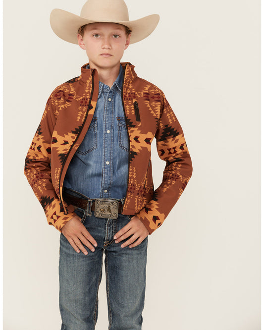 Boys' Stampede Southwestern Print Softshell Jacket | Cody James Boys|Sale|Clothing