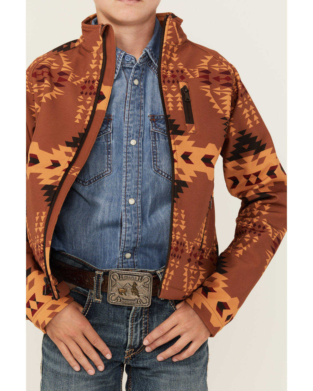 Boys' Stampede Southwestern Print Softshell Jacket | Cody James Boys|Sale|Clothing