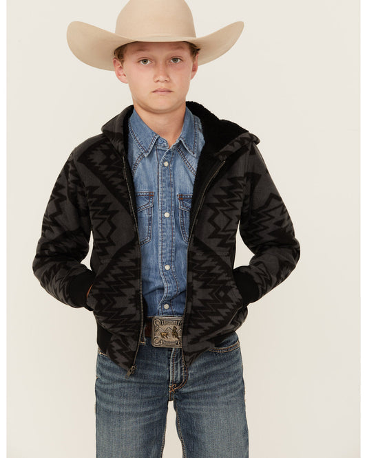 Boys' Basin Southwestern Print Hooded Jacket | Cody James Boys|Sale|Clothing