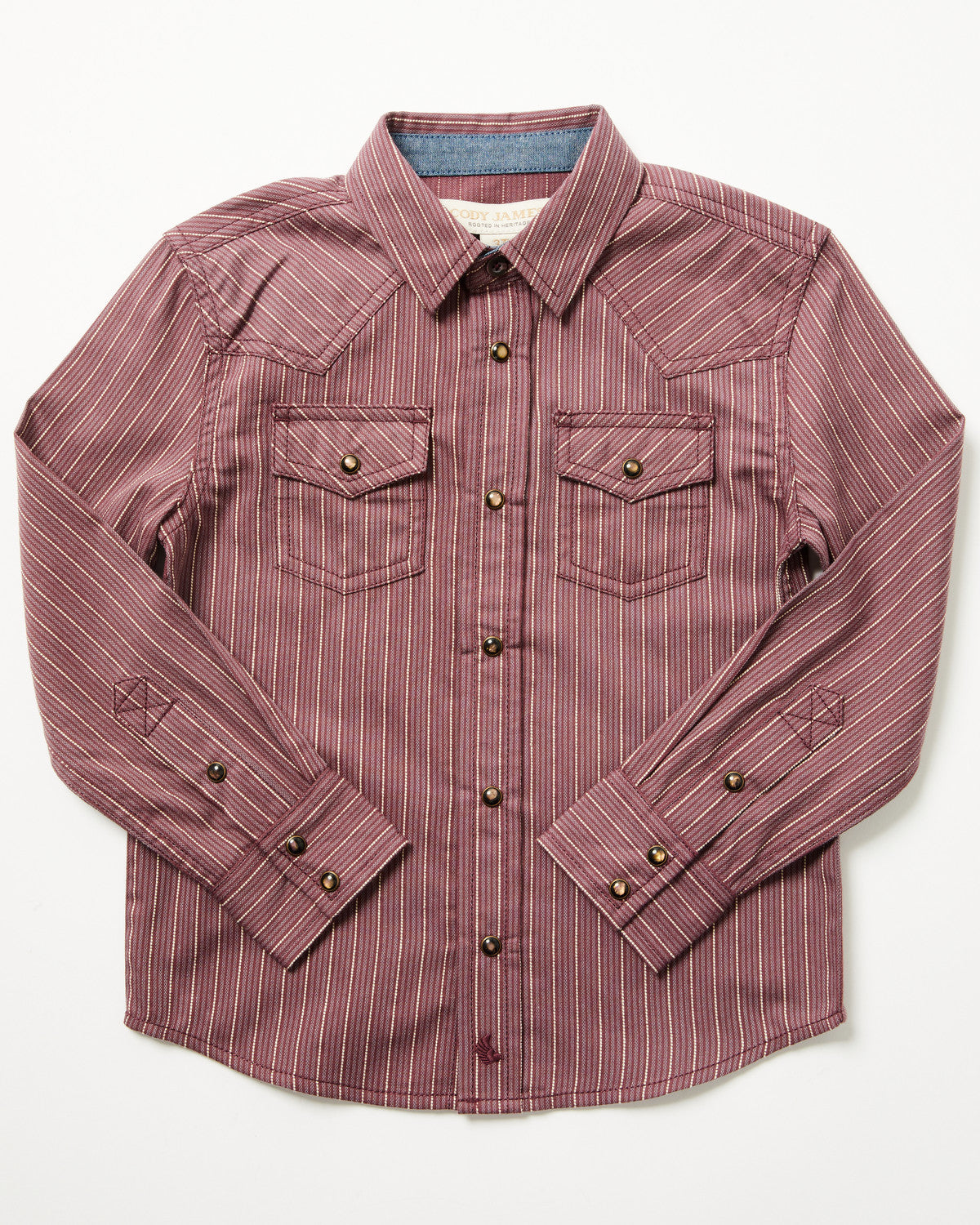 Toddler Boys' Everest Peak Striped Print Long Sleeve Snap W | Cody James Boys|Sale|Clothing