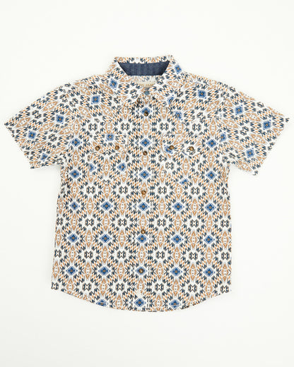 Toddler Boys' High Plains Southwestern Print Short Sleeve W | Cody James Boys|Clothing