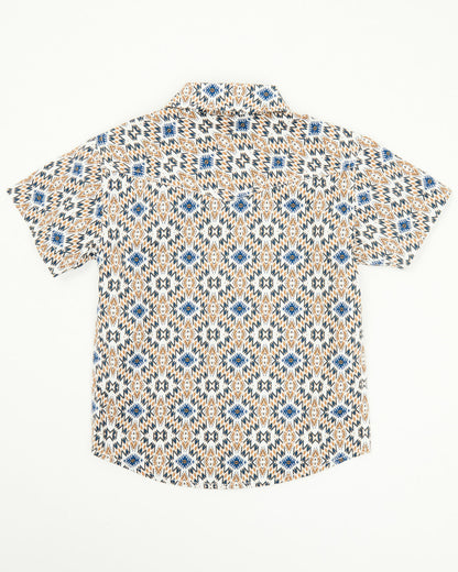 Toddler Boys' High Plains Southwestern Print Short Sleeve W | Cody James Boys|Clothing