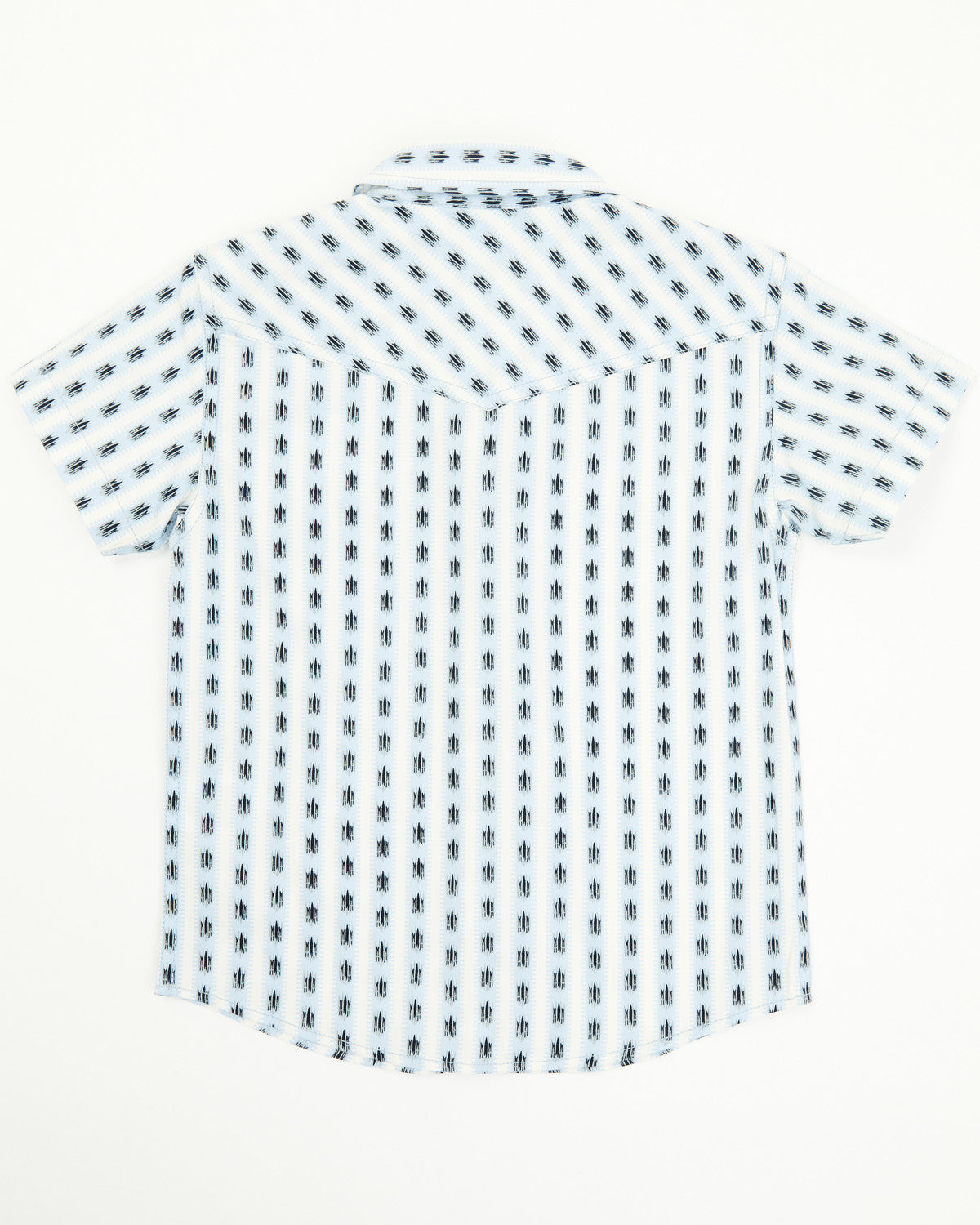 Toddler Boys' Outlaw Pass Striped Print Short Sleeve Snap W | Cody James Boys|Clothing
