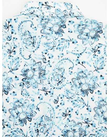 Toddler Boys' Frontier Threads Paisley Print Short Sleeve S | Cody James Boys|Clothing