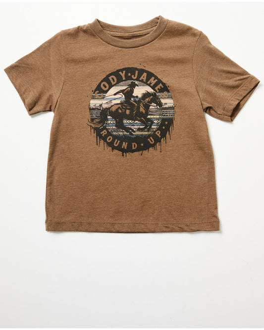 Toddler Boys' Rodeo Round Up Short Sleeve Graphic T-Shirt | Cody James Boys|Clothing