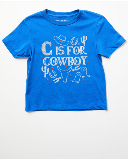 Toddler Boys' C Is For Cowboy Short Sleeve Graphic T-Shirt | Cody James Boys|Sale|Clothing