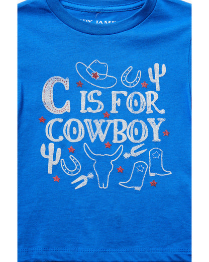 Toddler Boys' C Is For Cowboy Short Sleeve Graphic T-Shirt | Cody James Boys|Sale|Clothing