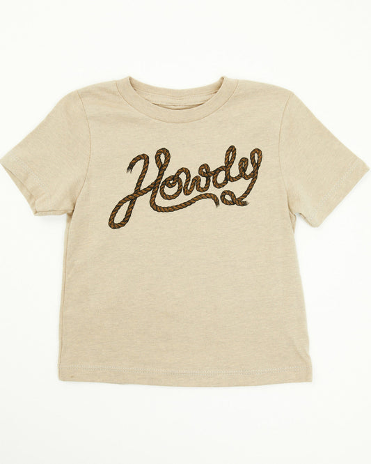 Toddler Boys' Howdy Short Sleeve Graphic T-Shirt | Cody James Boys|Clothing