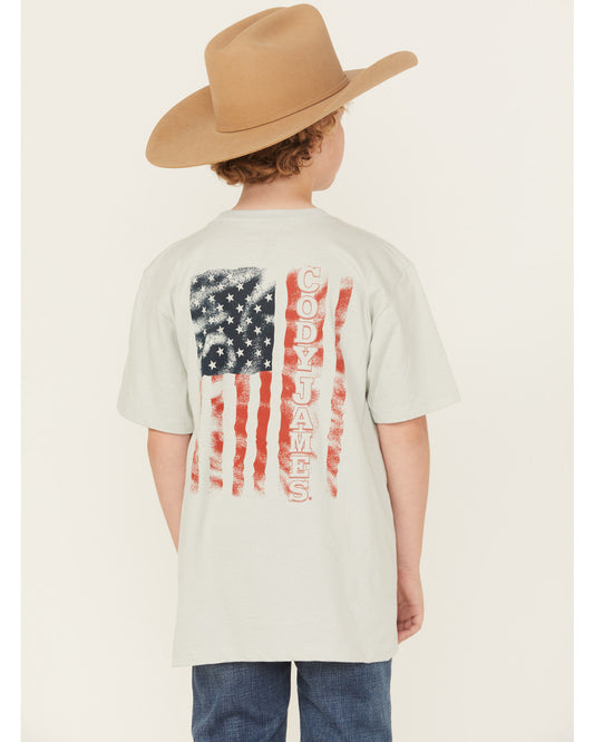 Boys' Rugged Flag Short Sleeve T-Shirt | Cody James Boys|Clothing