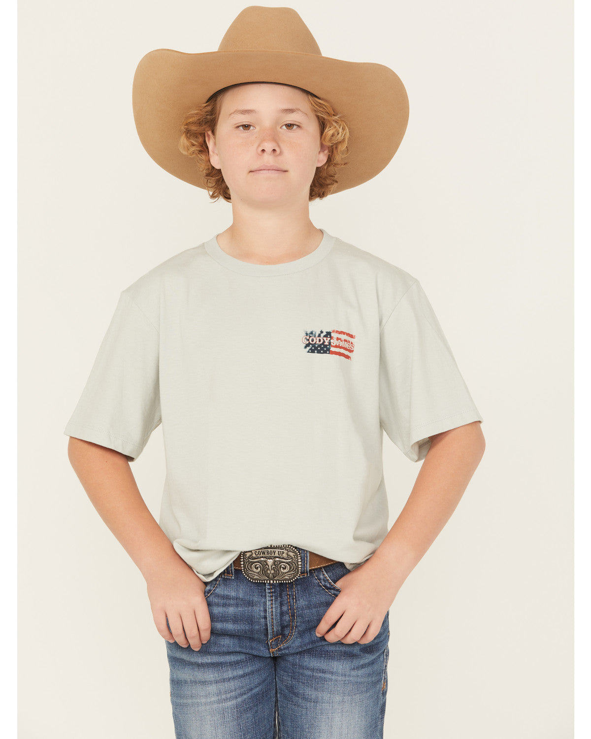 Boys' Rugged Flag Short Sleeve T-Shirt | Cody James Boys|Clothing