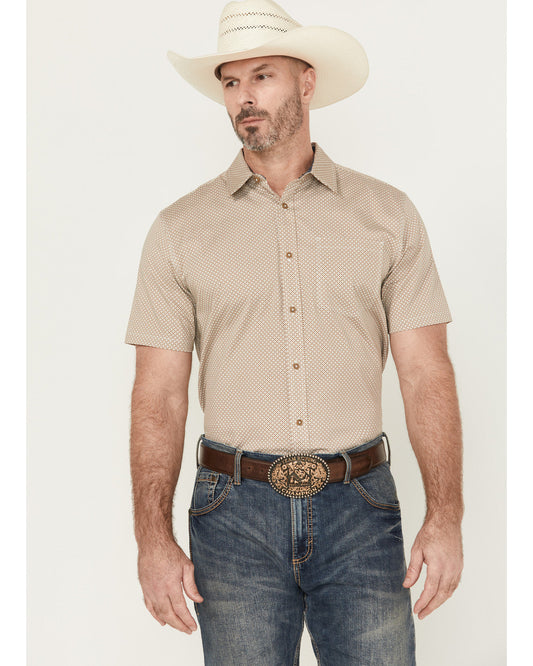 Men's Grill And Greet Geo Print Short Sleeve Button-Down St | Cody James Boys|Clothing