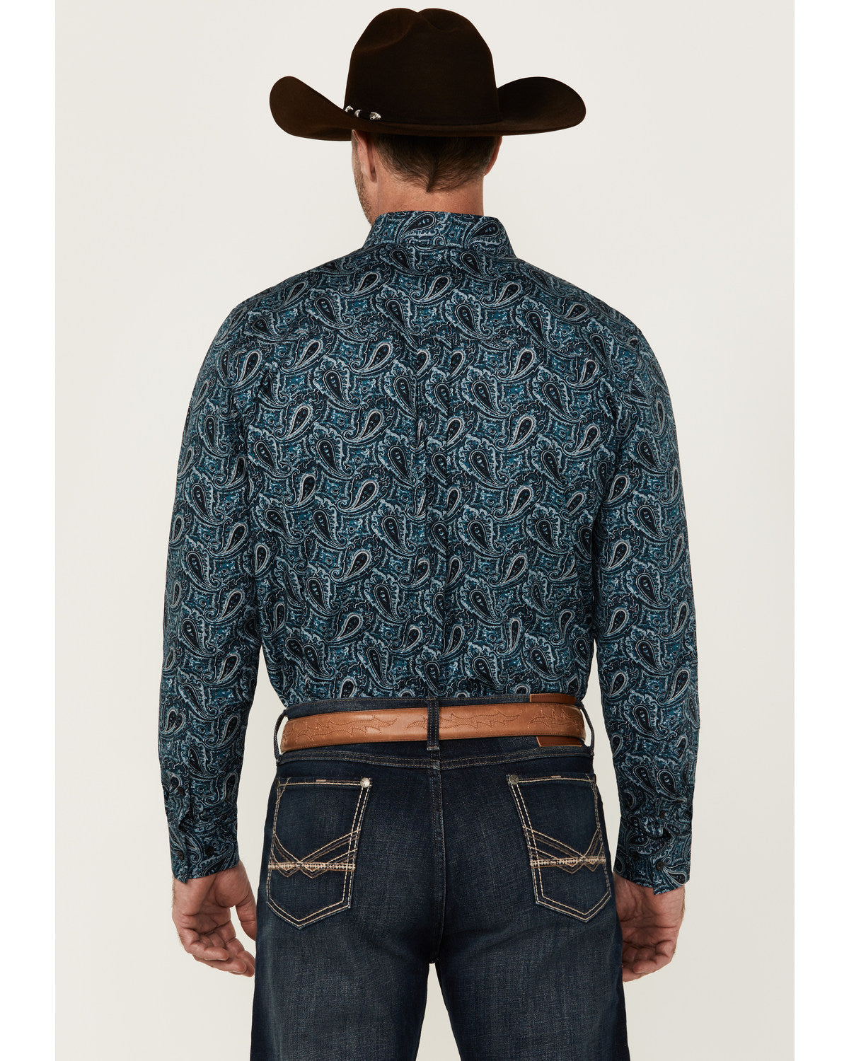 Men's Lasso Paisley Print Long Sleeve Button-Down Stretch W | Cody James Boys|Clothing|Sale