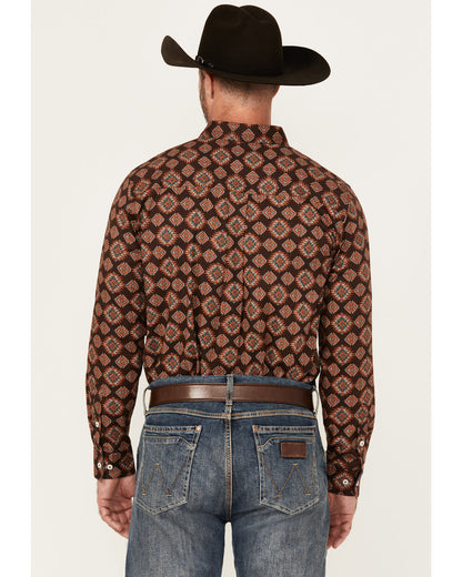 Men's Bite The Bullet Southwestern Print Long Sleeve Button | Cody James Boys|Clothing|Sale