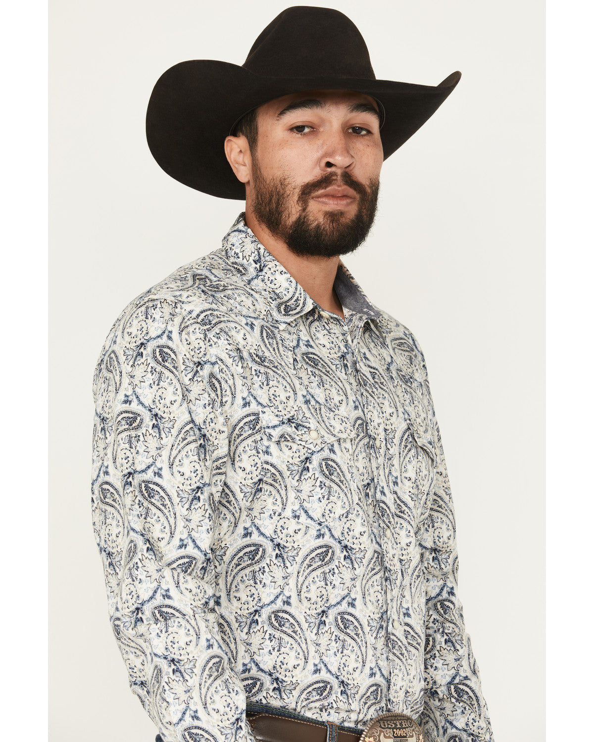Men's Rodeo Runway Paisley Print Long Sleeve Snap Shirt | Cody James Boys|Clothing|Sale