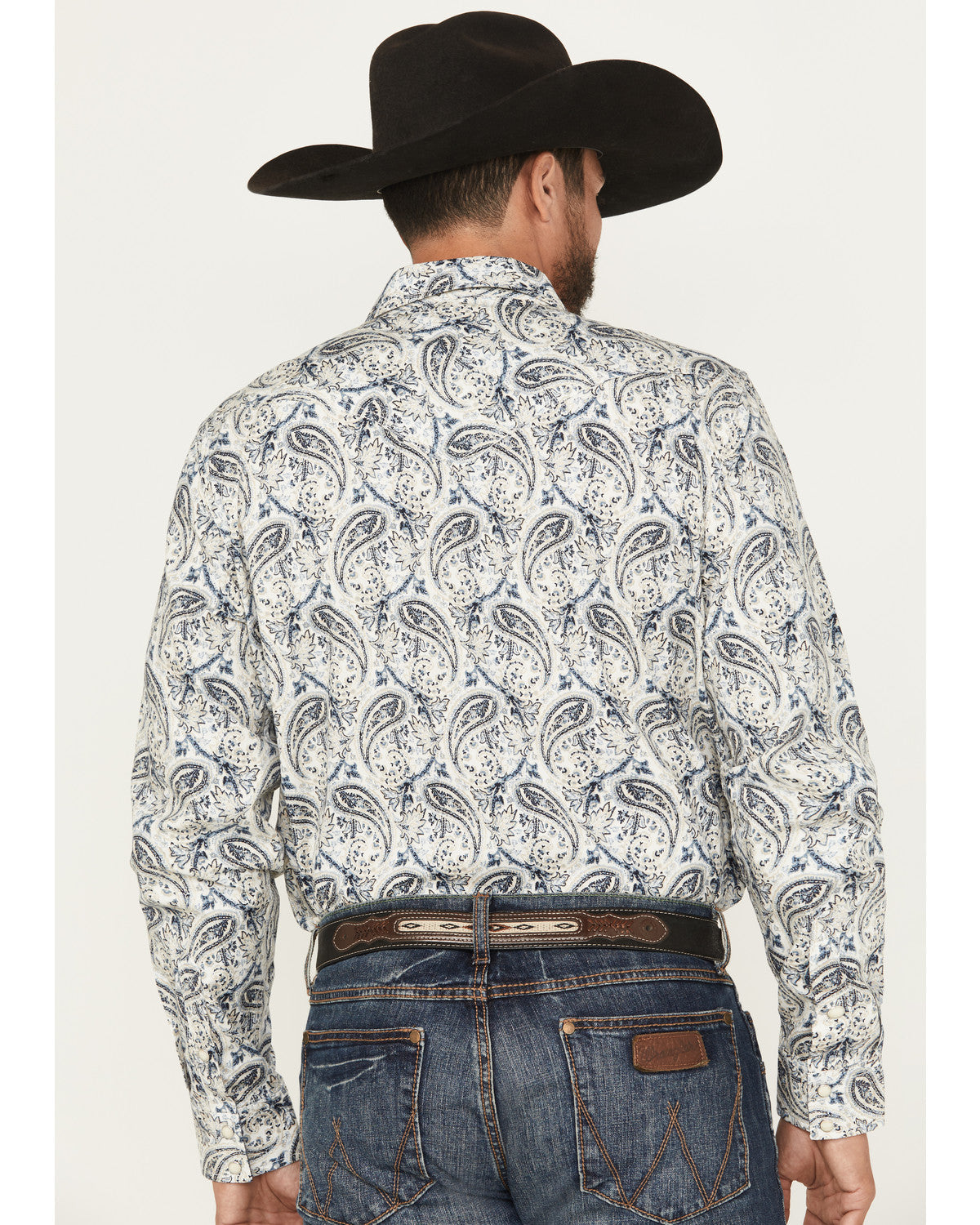Men's Rodeo Runway Paisley Print Long Sleeve Snap Shirt | Cody James Boys|Clothing|Sale