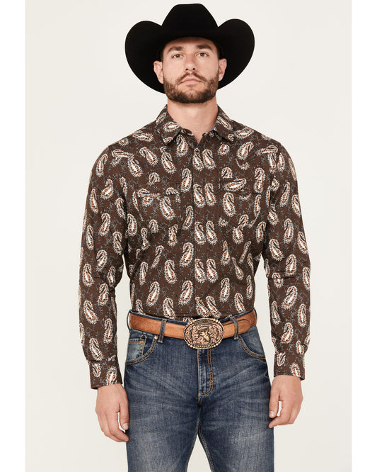 Men's Flea Market Paisley Print Long Sleeve Snap Western Sh | Cody James Boys|Clothing|Sale