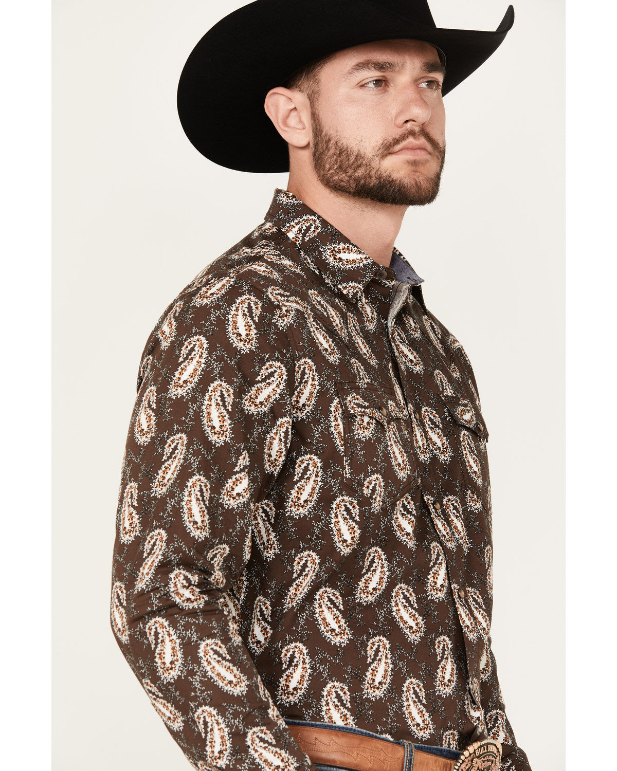 Men's Flea Market Paisley Print Long Sleeve Snap Western Sh | Cody James Boys|Clothing|Sale