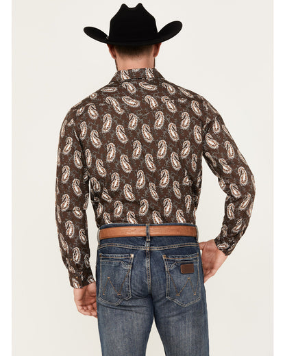 Men's Flea Market Paisley Print Long Sleeve Snap Western Sh | Cody James Boys|Clothing|Sale