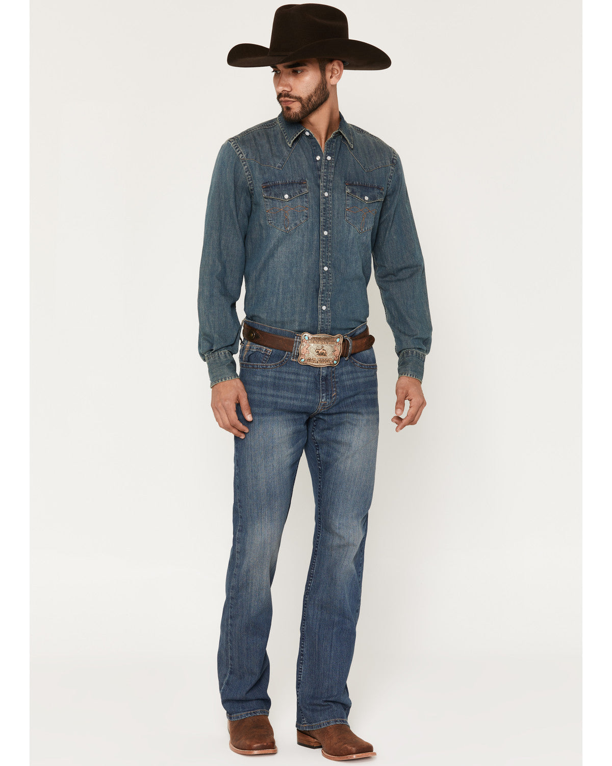 Men's Wolfstooth Wash Duke Relaxed Bootcut Stretch Denim Je | Cody James Boys|Clothing