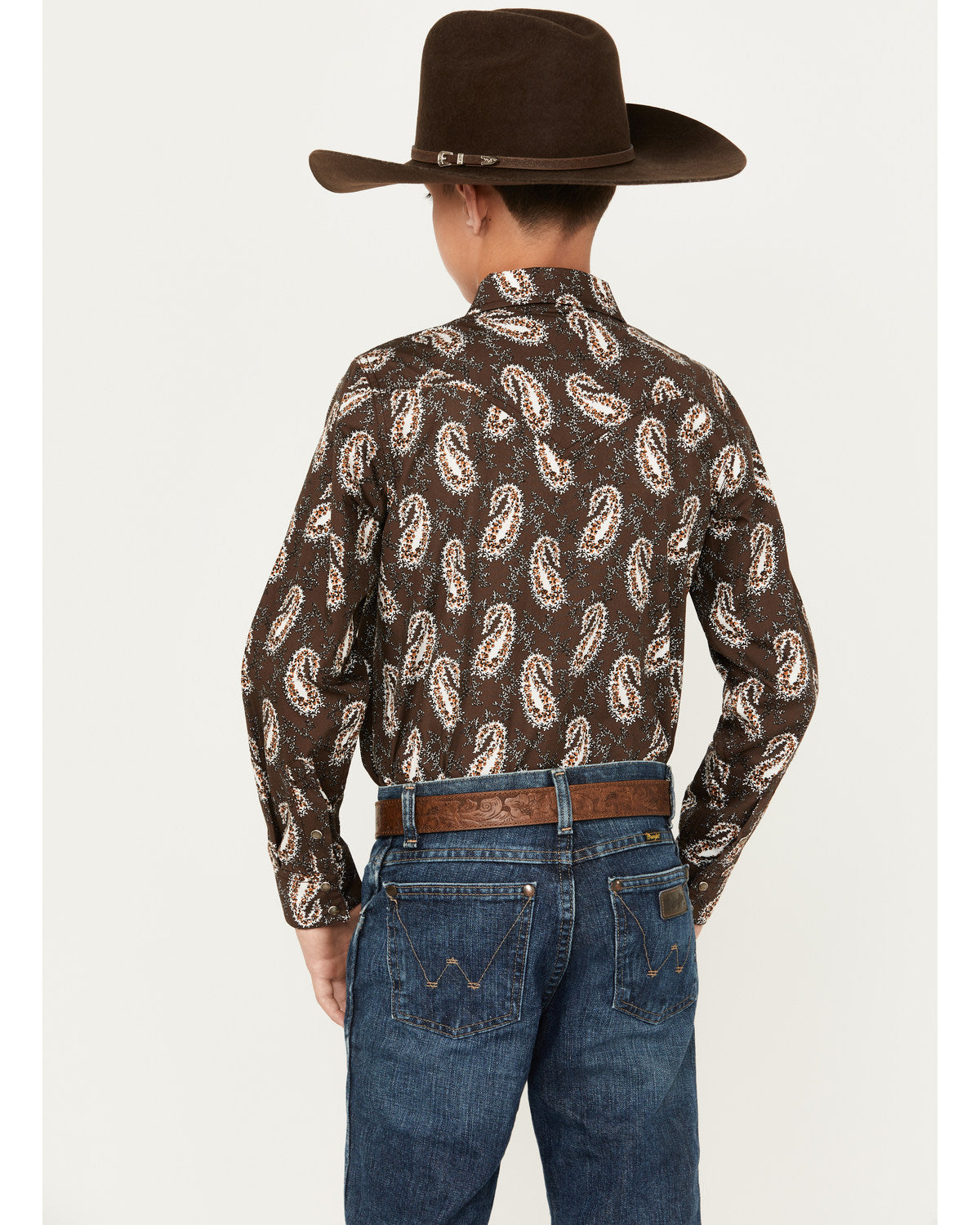 Boys' Flea Market Paisley Print Long Sleeve Snap Western Sh | Cody James Boys|Sale|Clothing