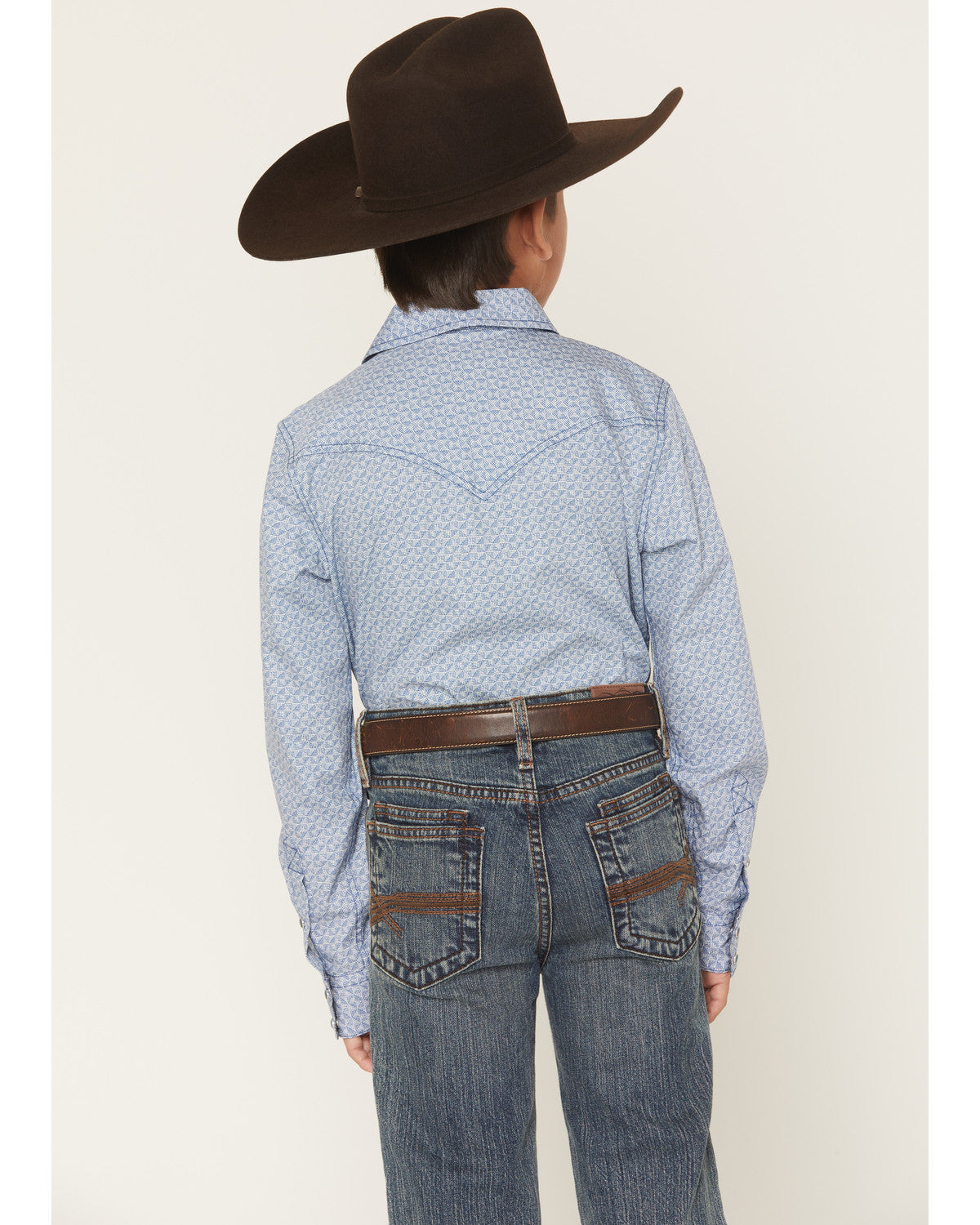 Boys' Coastal Cowboy Geo Print Long Sleeve Snap Western Shi | Cody James Boys|Sale|Clothing