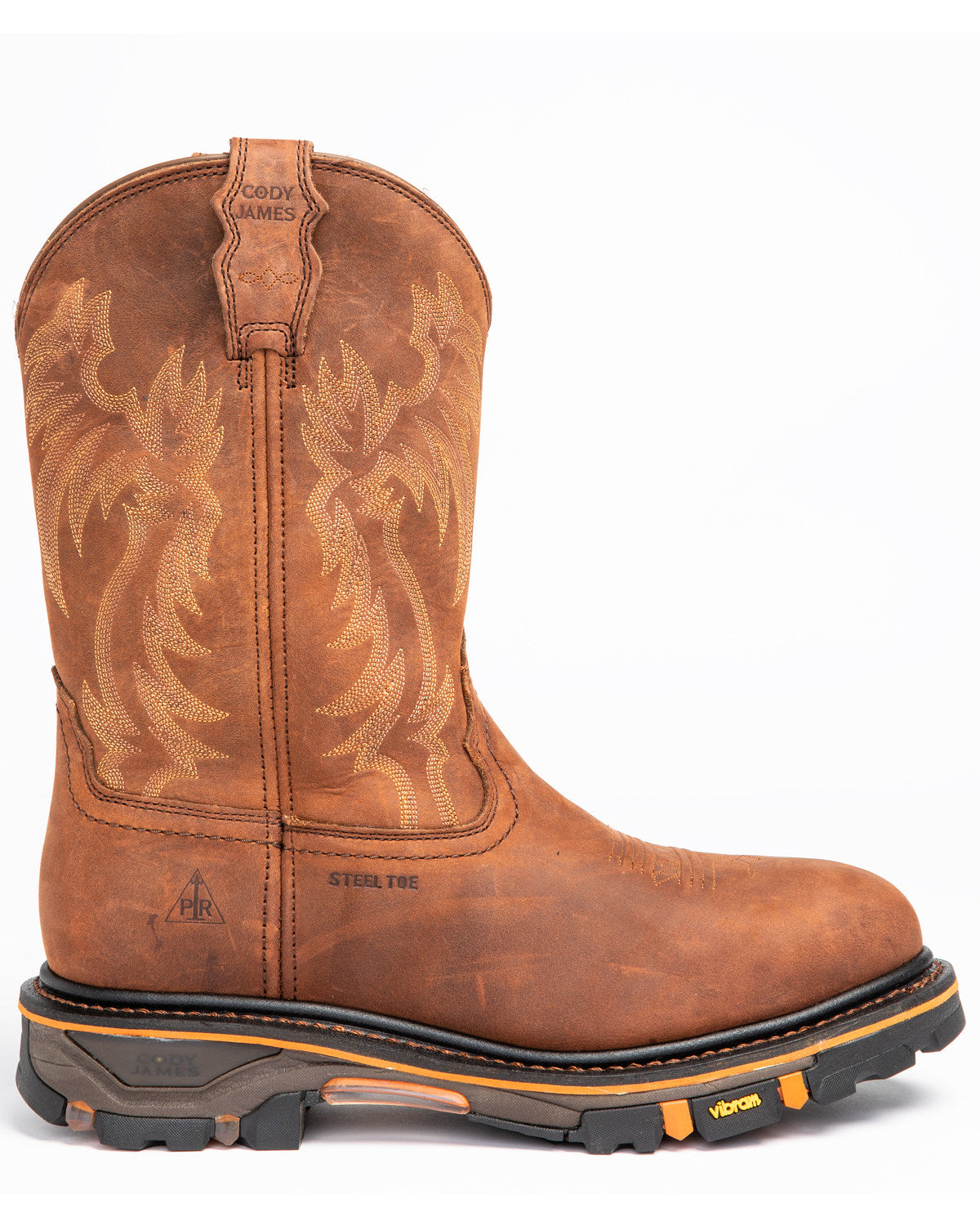 Men's 11" Waterproof Decimator Western Work Boots - Steel T | Cody James Sale