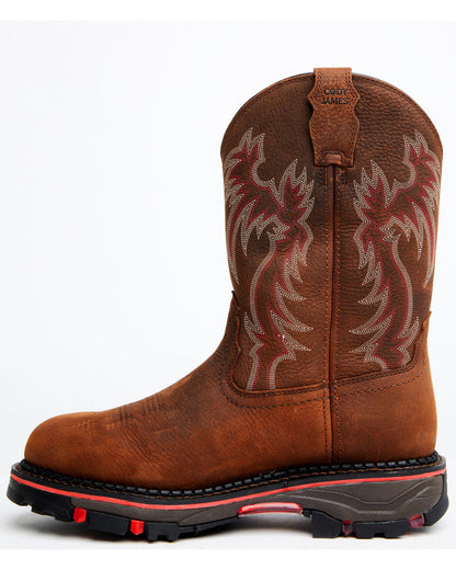 Men's 11" Decimator Dirty Dog Pull On Work Boots - Composit | Cody James Sale