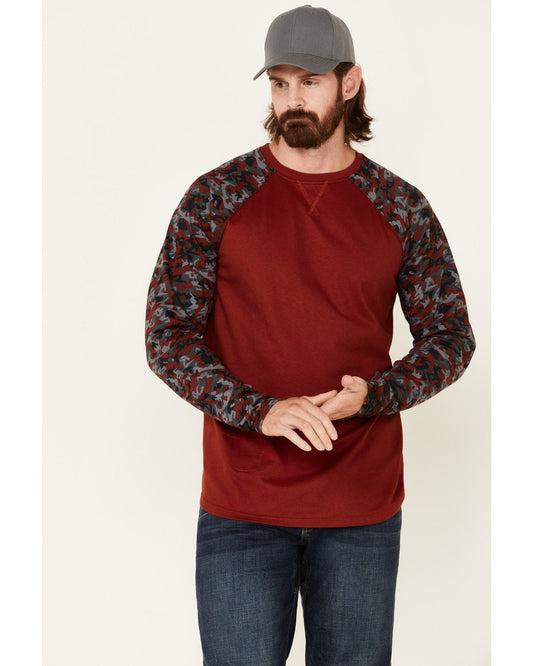Men's FR Chili Long Sleeve Work Raglan T-Shirt | Cody James Sale