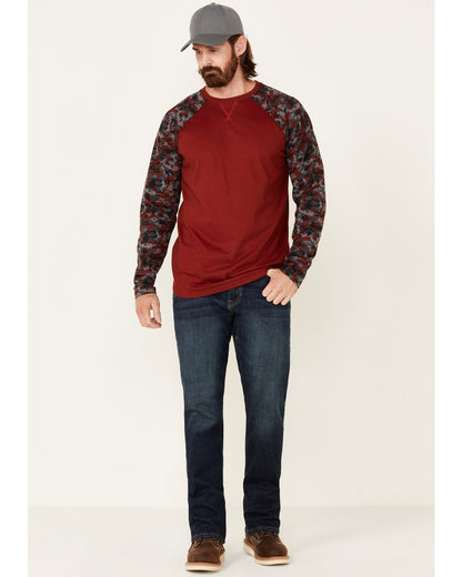 Men's FR Chili Long Sleeve Work Raglan T-Shirt | Cody James Sale
