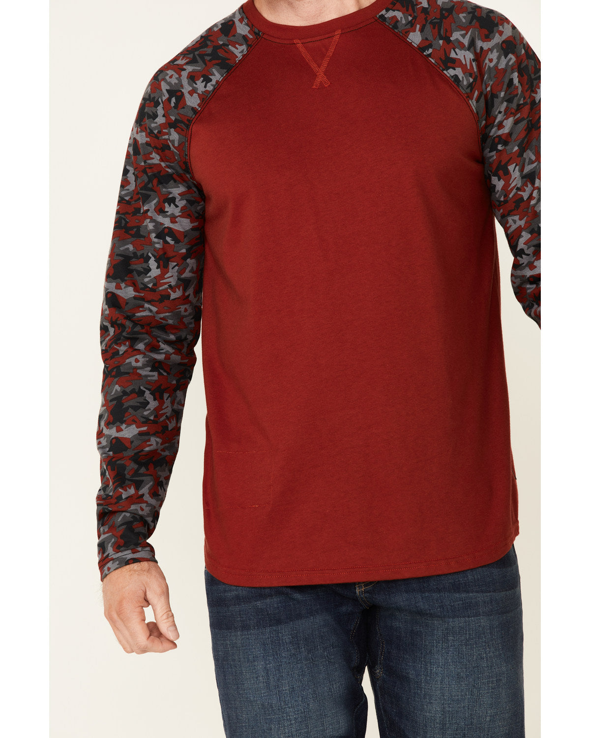 Men's FR Chili Long Sleeve Work Raglan T-Shirt | Cody James Sale