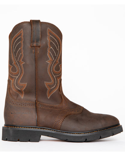 Men's Mustang Western Pull-On Work Boots - Soft Toe | Cody James Sale
