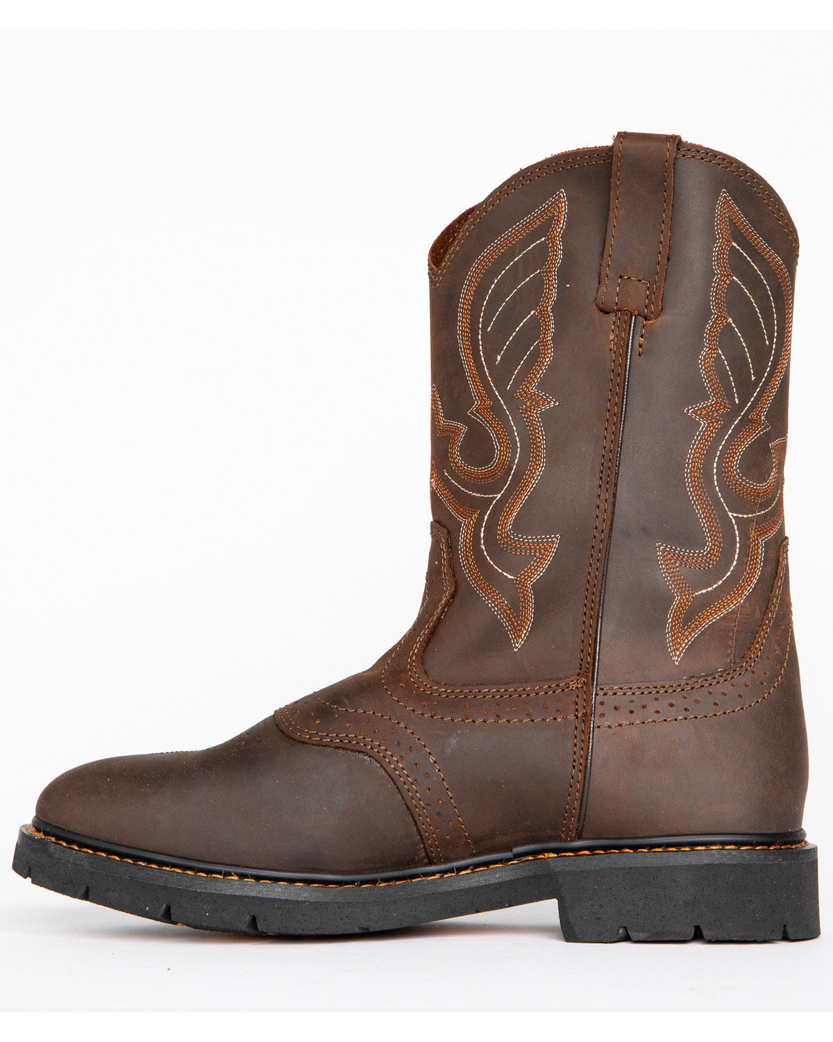 Men's Mustang Western Pull-On Work Boots - Soft Toe | Cody James Sale