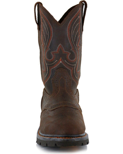 Men's Mustang Western Pull-On Work Boots - Soft Toe | Cody James Sale
