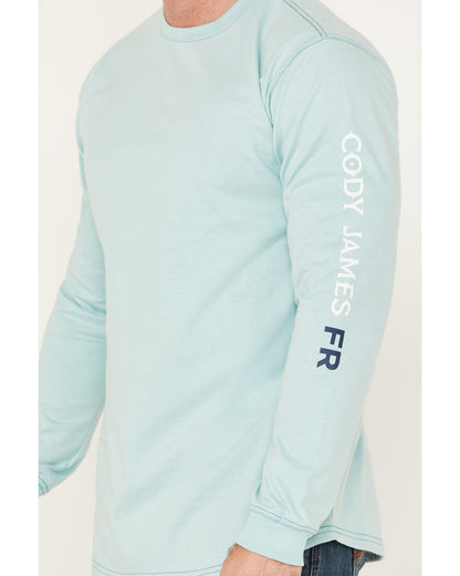 Men's FR Logo Long Sleeve Stretch Work T-Shirt | Cody James Sale
