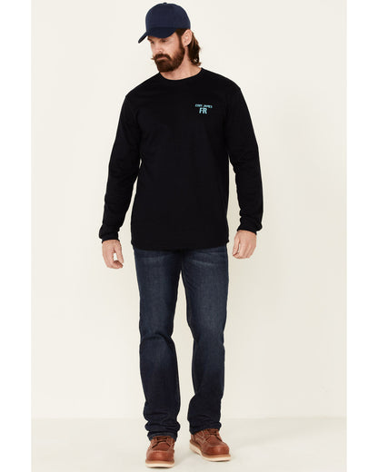 Men's FR Back Graphic Long Sleeve Work T-Shirt | Cody James Sale