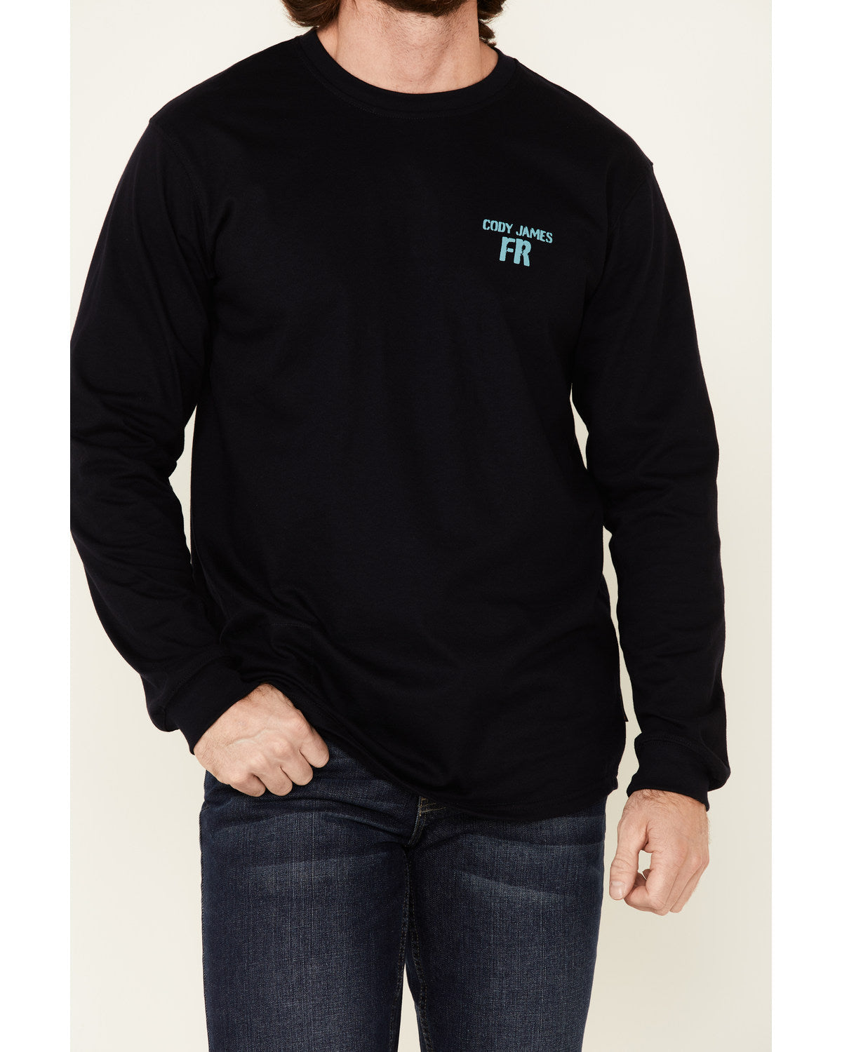 Men's FR Back Graphic Long Sleeve Work T-Shirt | Cody James Sale