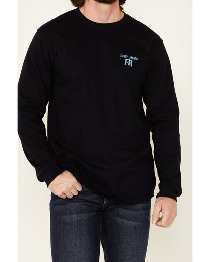 Men's FR Back Graphic Long Sleeve Work T-Shirt | Cody James Sale